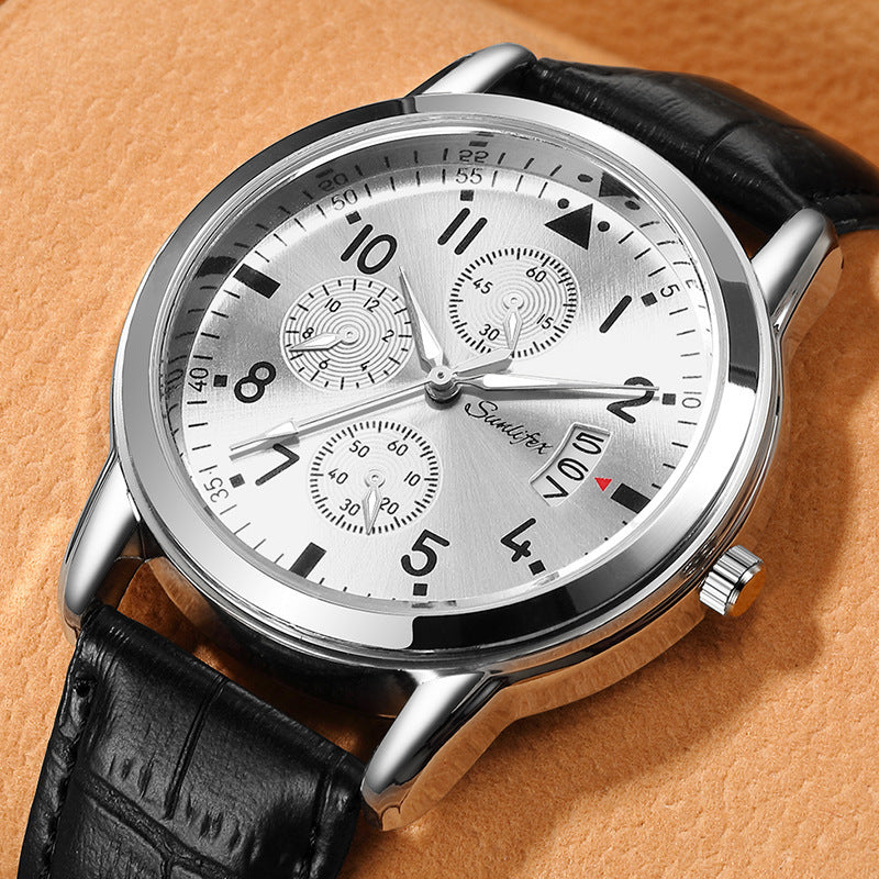 Reloj de cuarzo de moda para hombre.