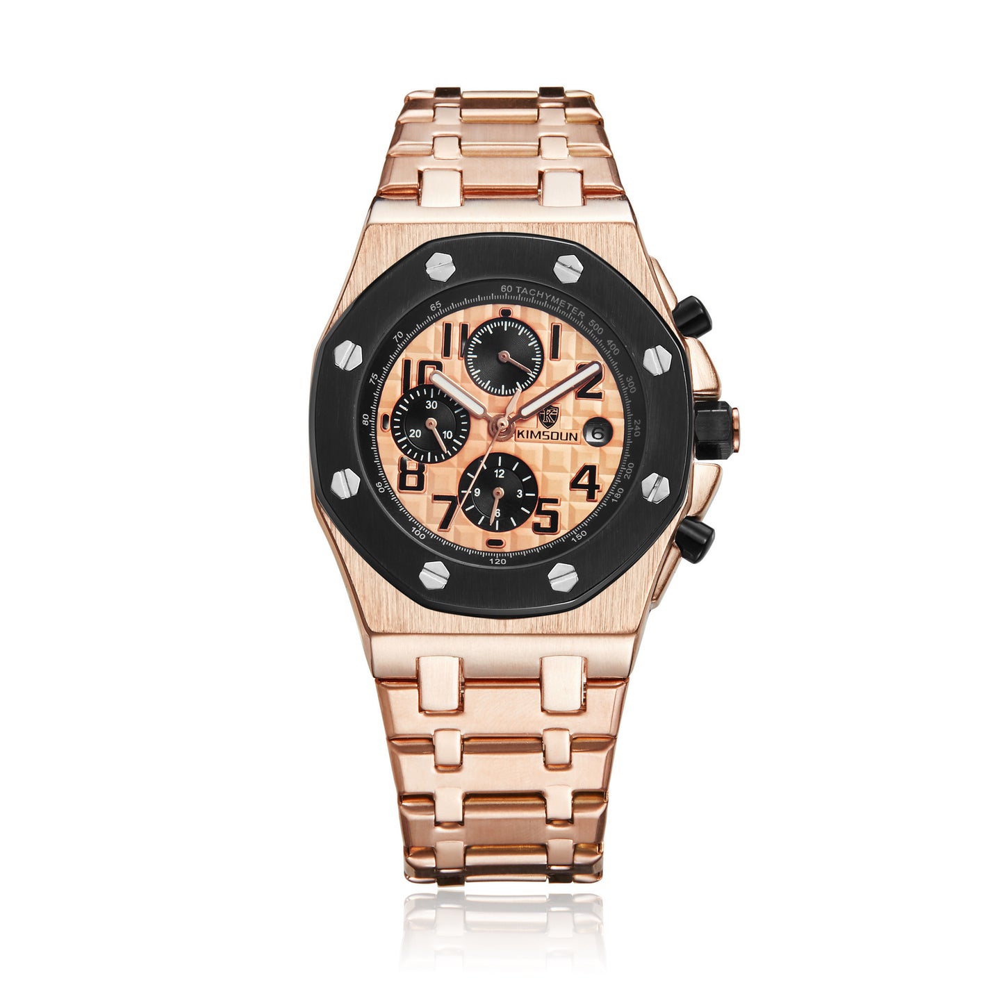 Three-eye Waterproof Multifunctional Automatic Mechanical Watch