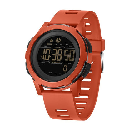 Sanda Calories Waterproof Multifunctional Shockproof Smart Men's And Women's Watch