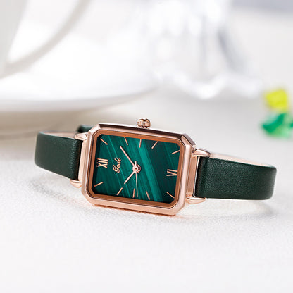 Reloj de cuarzo cuadrado vintage GEDI