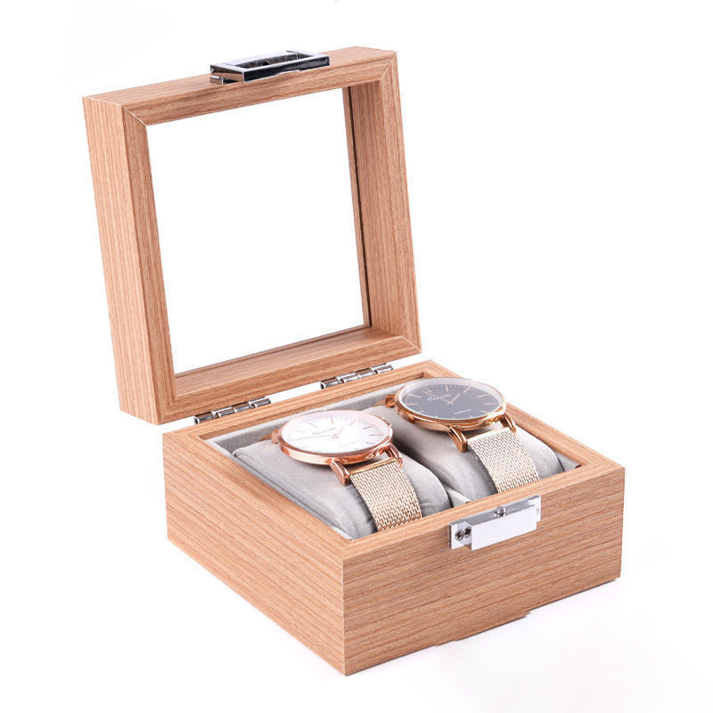 Watch Jewelry Storage Glass Skylight Watch Box Display Storage Box