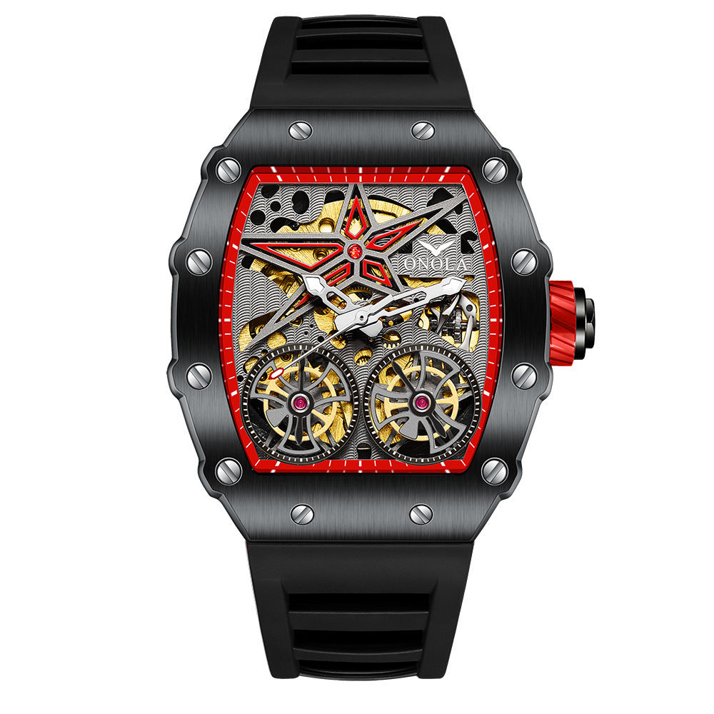 Rudder Flywheel Skeleton Fully Automatic Men's Watch