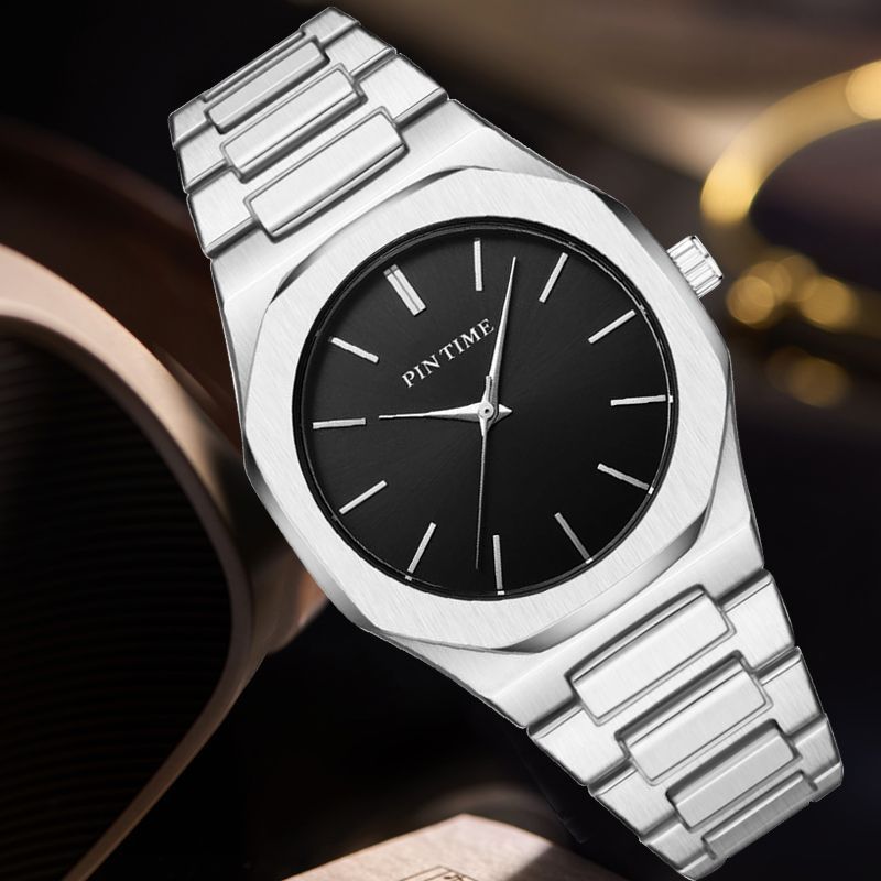 Men's And Women's Pin Scale Solar Pattern 30 Meter Waterproof Quartz Watch