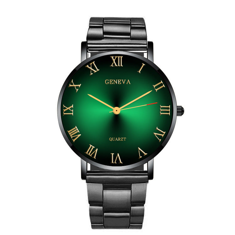 Reloj de hombre con números romanos