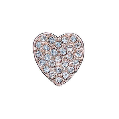 Broche pequeño de plata exquisito que combina con todo, con diamantes y diamantes