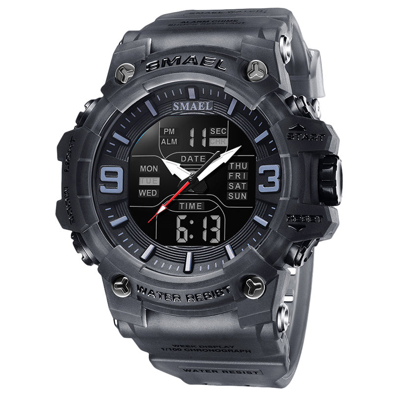 Sports Waterproof Electronic Watch Multi-function Training Alarm Clock Watch