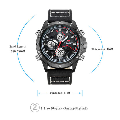 Reloj de hombre de moda multifunción deportivo electrónico