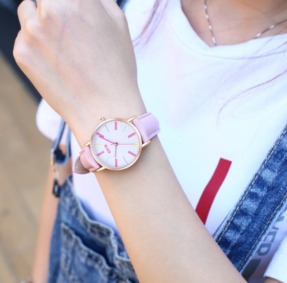 Junior high school student watch female Korean version of the simple cute ladies watch waterproof fashion girls new quartz watch