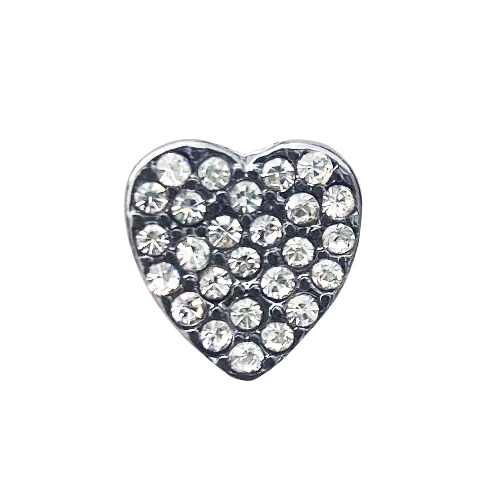 Broche pequeño de plata exquisito que combina con todo, con diamantes y diamantes