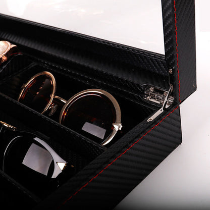 Carbon Fiber Watch Glasses Storage Packaging Box