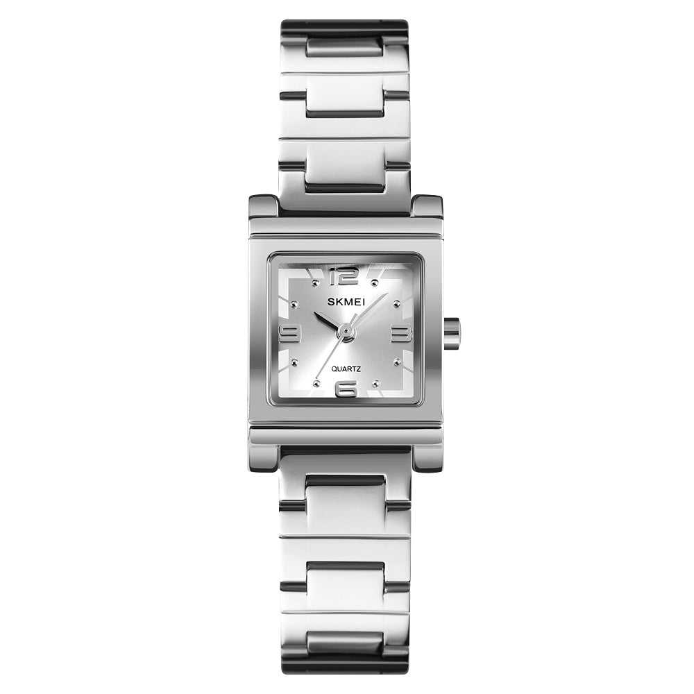 SKMEI 1388 Quartz Women Watch Zinc Alloy Classic Dress Watch - Silver