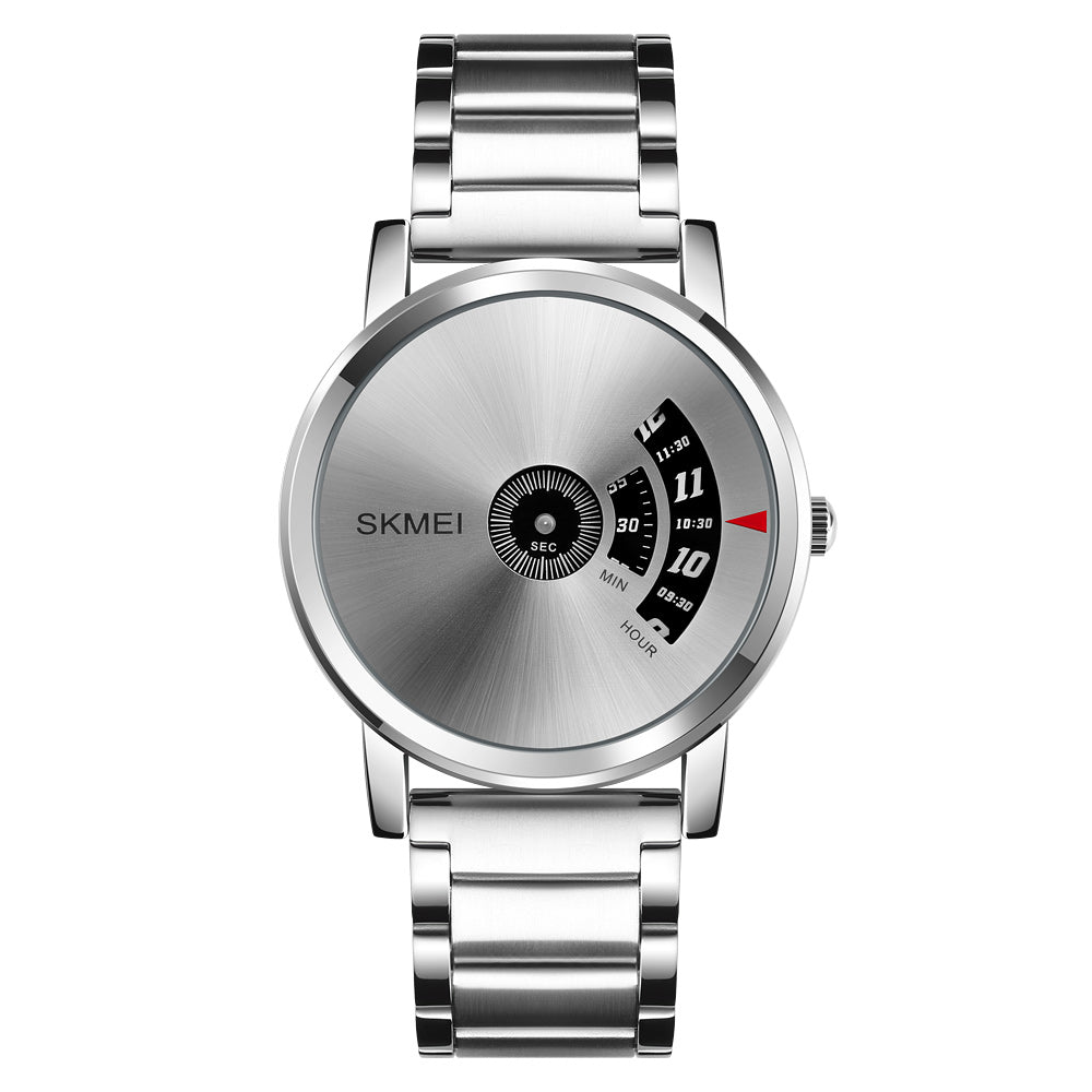 Reloj SKMEI 1260 para hombre Reloj deportivo de cuarzo informal resistente al agua - Negro