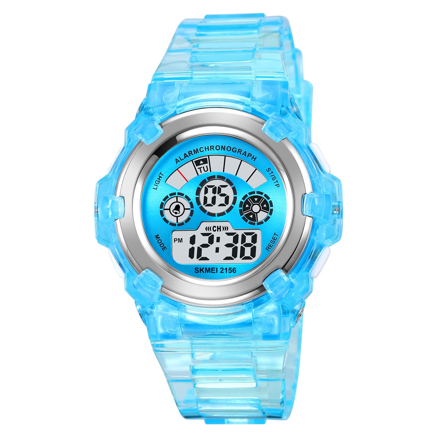 SKMEI 2156 Students Electronic Watch 12  /  24H Multifunction Wristwatch - Black  /  Blue