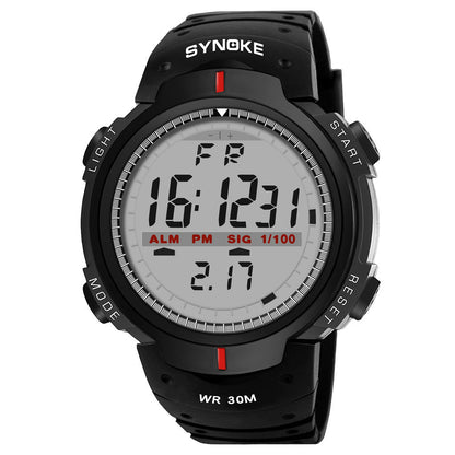 Reloj deportivo de pantalla grande para hombre, resistente al agua, multifuncional, para exteriores y montañismo