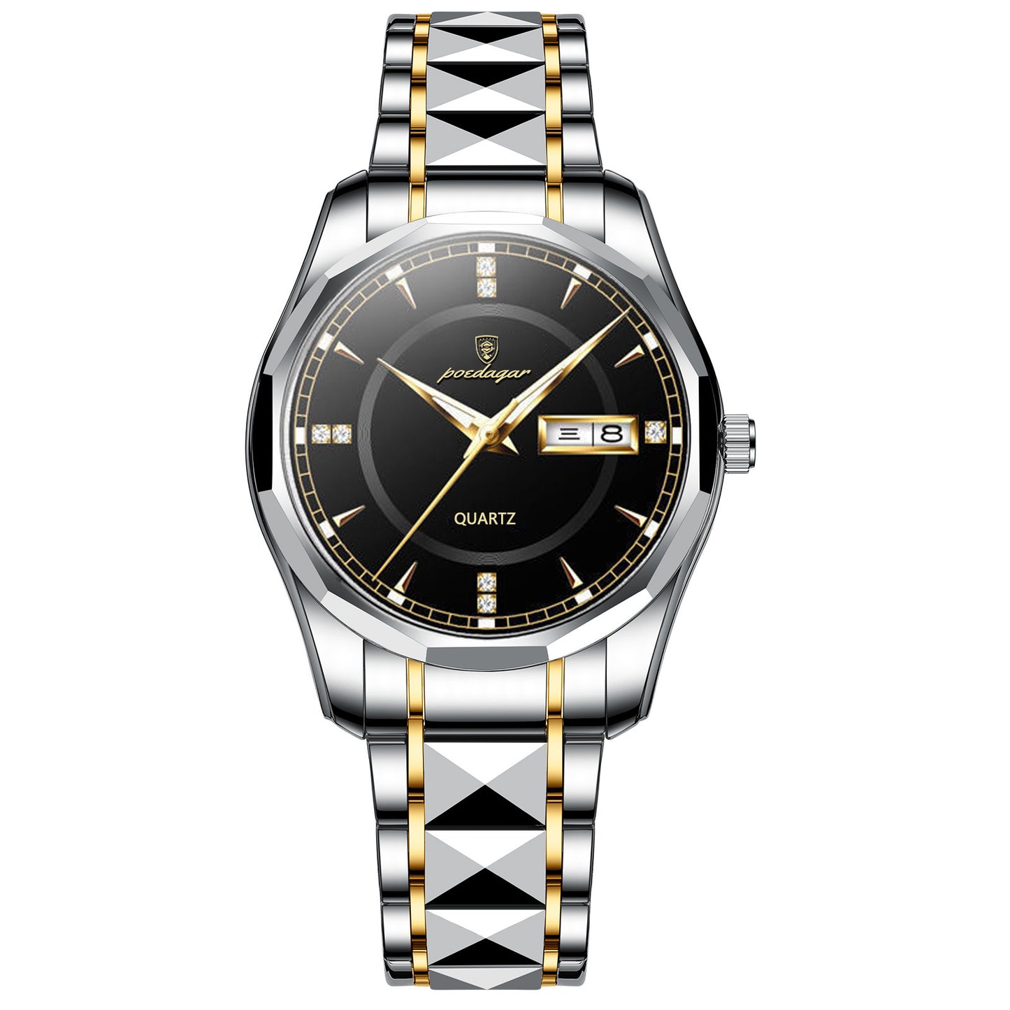 Nuevo reloj de moda para hombre, resistente al agua, de acero de tungsteno de alta calidad