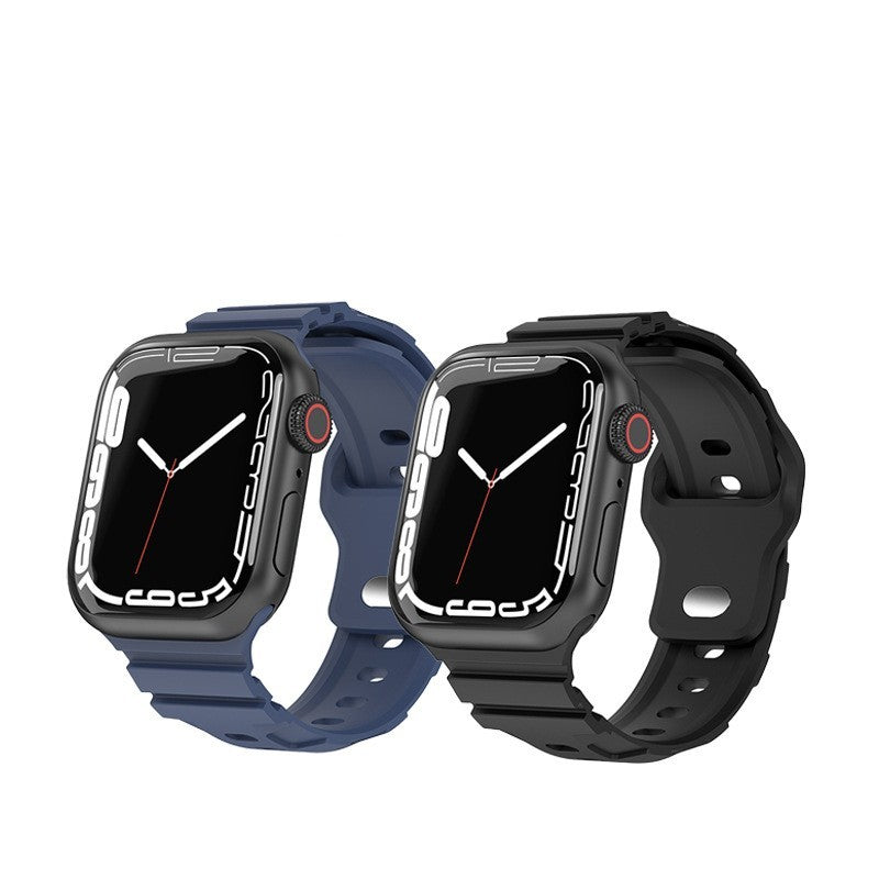 Correa de gel de sílice para iWatch deportiva, transpirable y absorbente del sudor