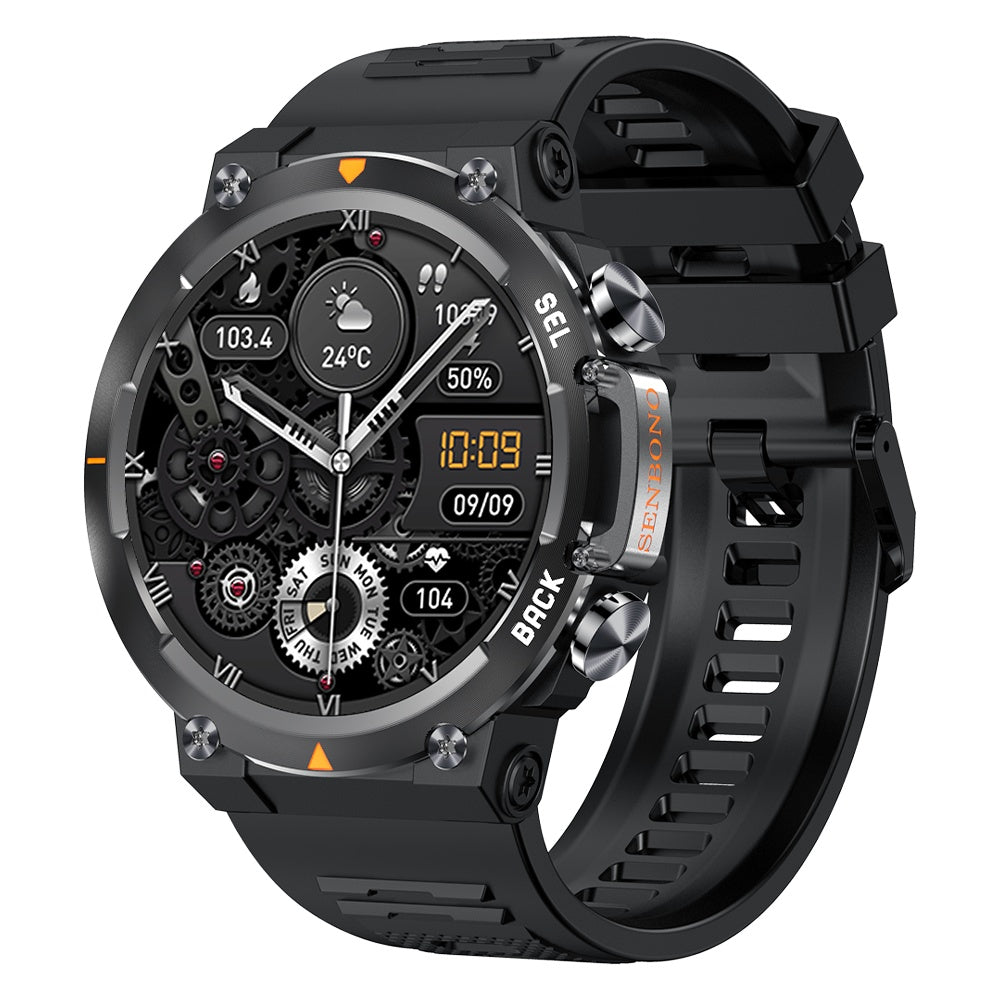 Reloj inteligente MAX18 para hombre, pantalla grande AMOLED de 1,43 pulgadas, llamadas Bluetooth, control de gestos, voz IA, reloj inteligente deportivo para hombre 