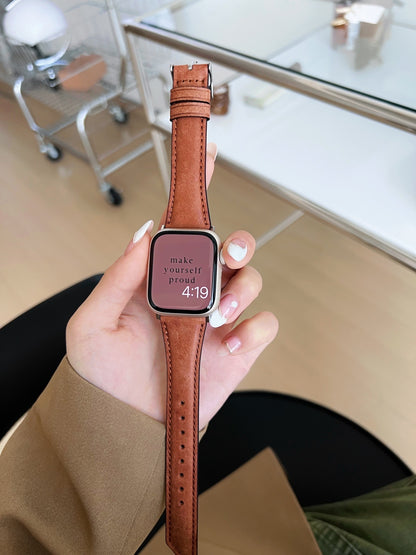 Homemade Vintage Comfortable Leather Watch Strap