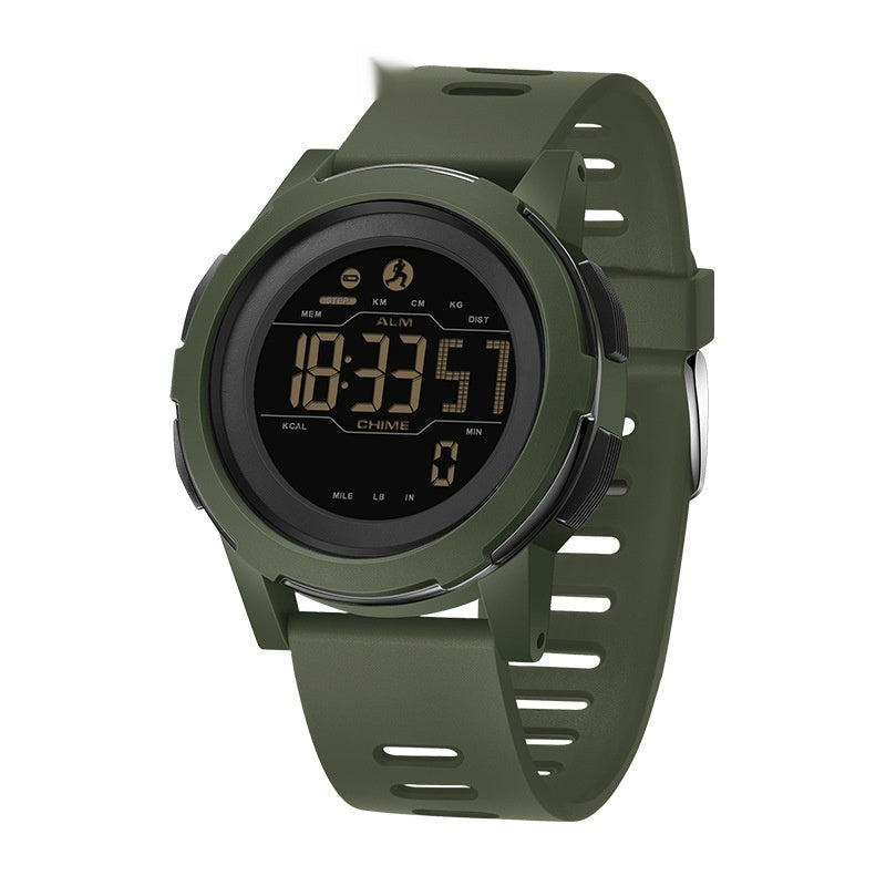 Sanda Calories Waterproof Multifunctional Shockproof Smart Men's And Women's Watch