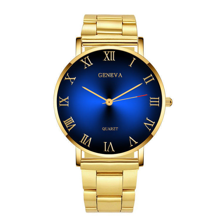 Reloj de hombre con números romanos