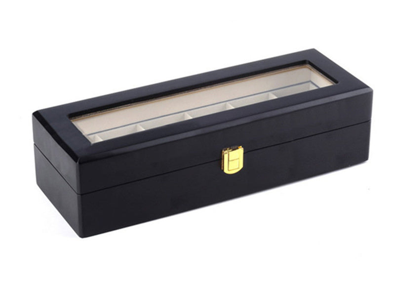 Matte paint watch box Wooden watch storage box