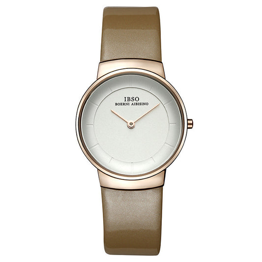 New watchthin minimalist quartz watch for women