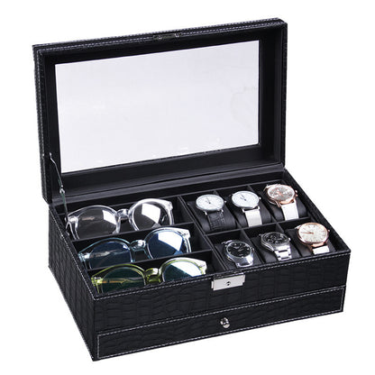 Watch glasses storage box for men