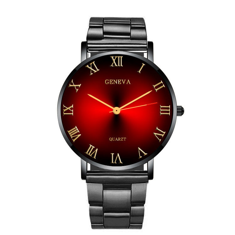 Reloj de hombre con números romanos
