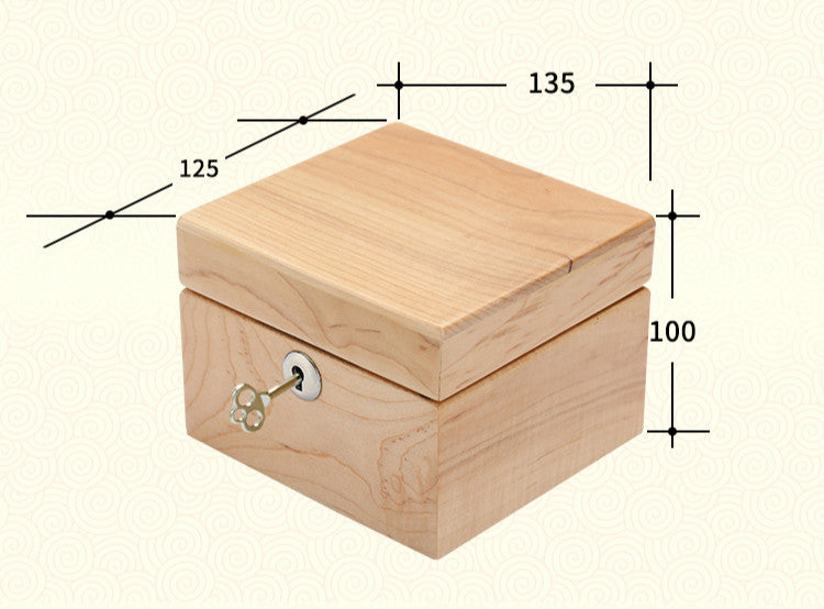 Solid Wood Watch Box Display Box Solid Wood Box Watch Storage Box Two Packs