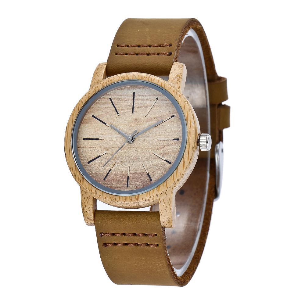 Men and women bamboo watch