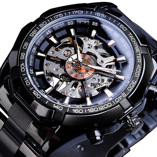 A Drop Shipping Forsining Watch Men's Fashion Casual Classic Popular Waterproof Manual Mechanical Watch