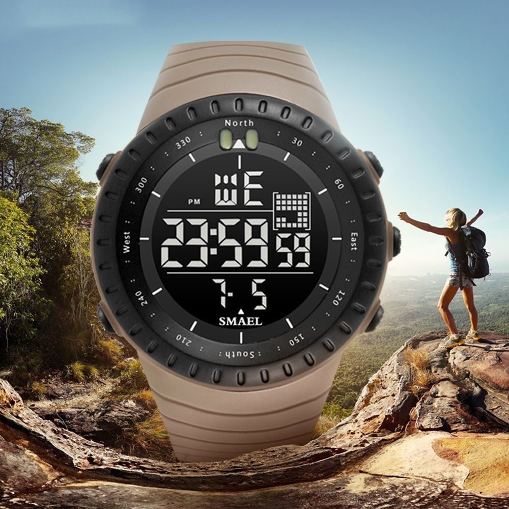 Male Multifunctional Outdoor Sports Electronic Watch