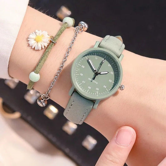 Reloj antiguo estilo Mori para niñas, sencillo y temperamental, de estilo coreano