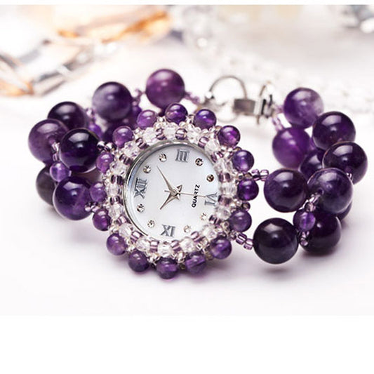 Amethyst ladies watch