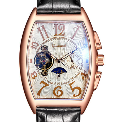 Men's Tourbillon Automatic Skeleton Mechanical Watch