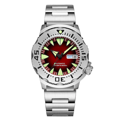 Men's Fashion Stainless Steel Luminous Waterproof Mechanical Watch