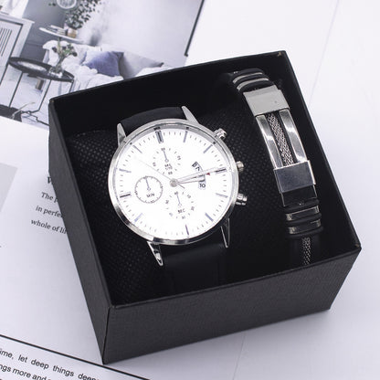Conjunto de dos piezas de relojes para hombre de comercio exterior