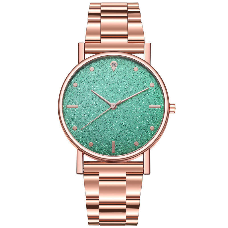Reloj de cuarzo con cielo estrellado