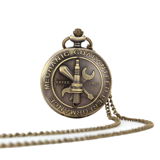 Big Pocket Watch Necklace Quartz Pocket Watch Men Women Lanyard Watch