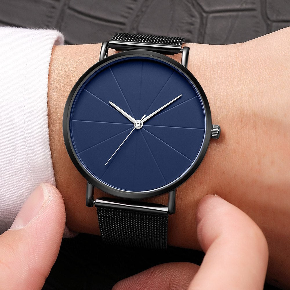 Reloj de pulsera analógico de cuarzo con fecha deportiva militar de acero inoxidable a la moda para hombre, relojes de marca superior de lujo para hombre, reloj masculino