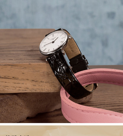 Leather ultra-thin strap