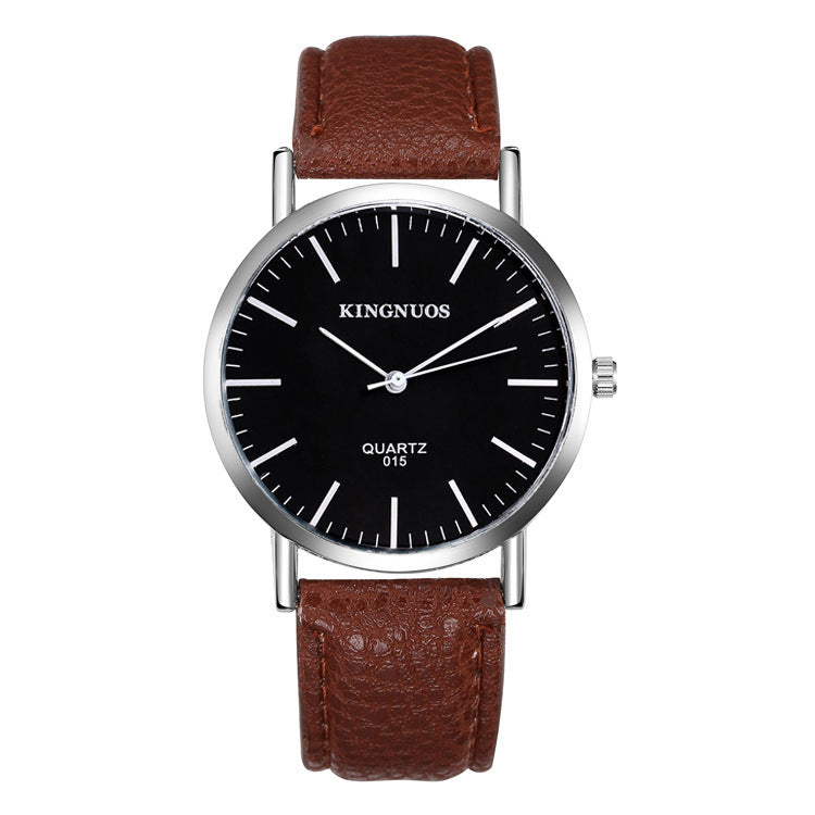 Reloj con correa ultrafino y moderno para hombre y mujer