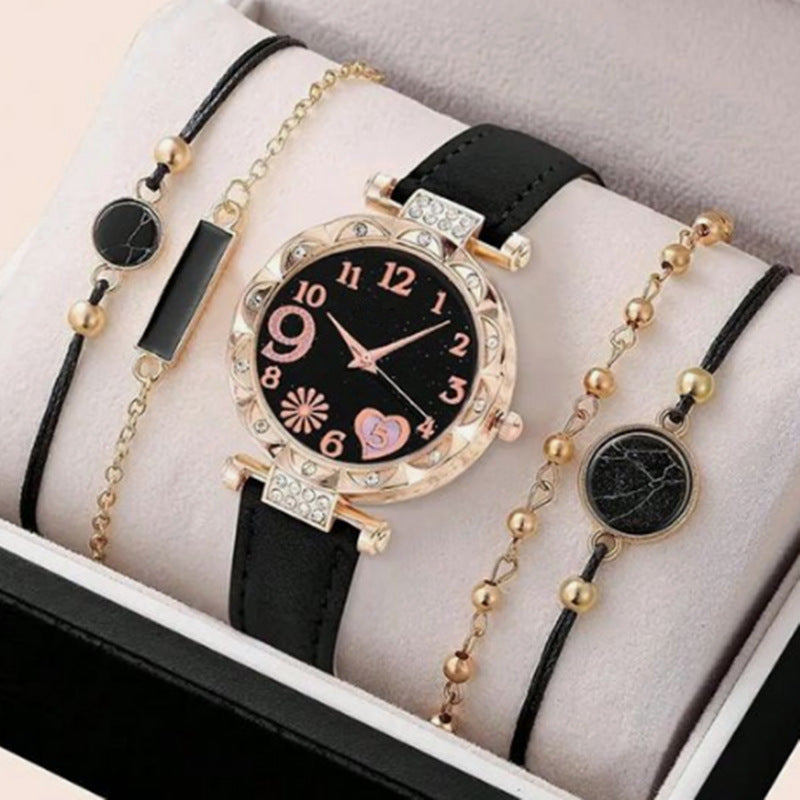 Conjunto de relojes de moda para mujer