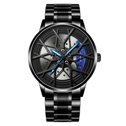 Reloj de rueda luminoso para hombre resistente al agua