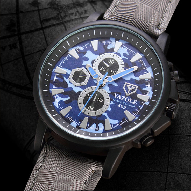 Reloj de correa reloj militar camuflaje