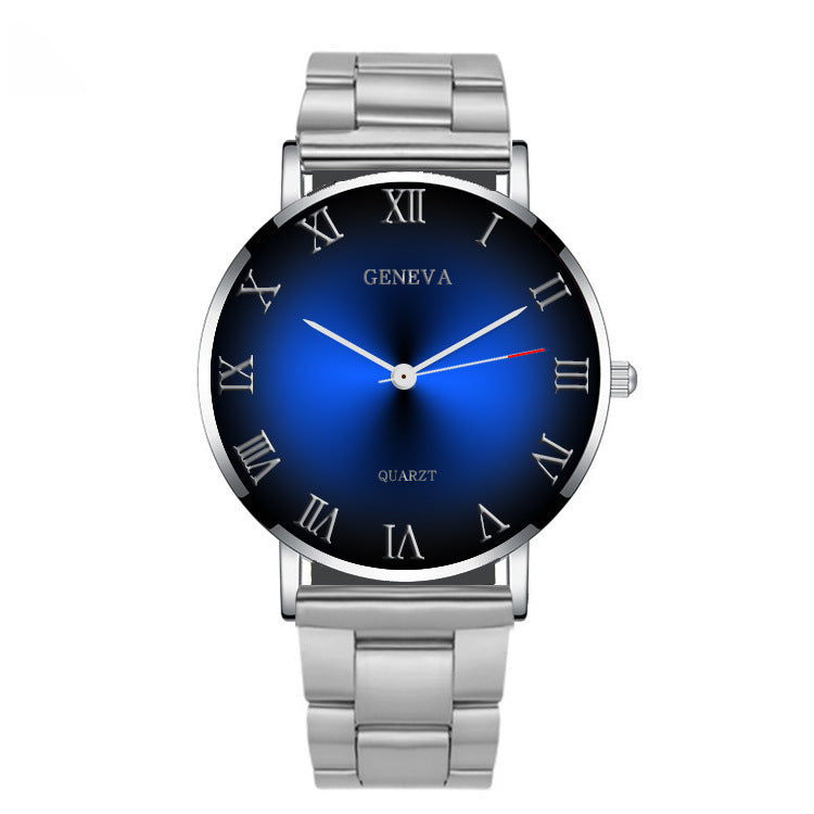 Reloj de hombre con números romanos