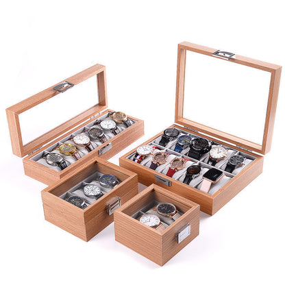 Watch Jewelry Storage Glass Skylight Watch Box Display Storage Box