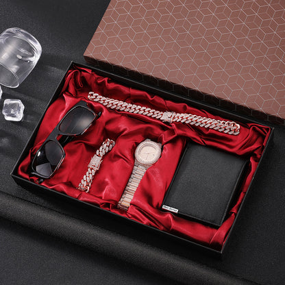 5-piece Men's Watch Gift Box Set