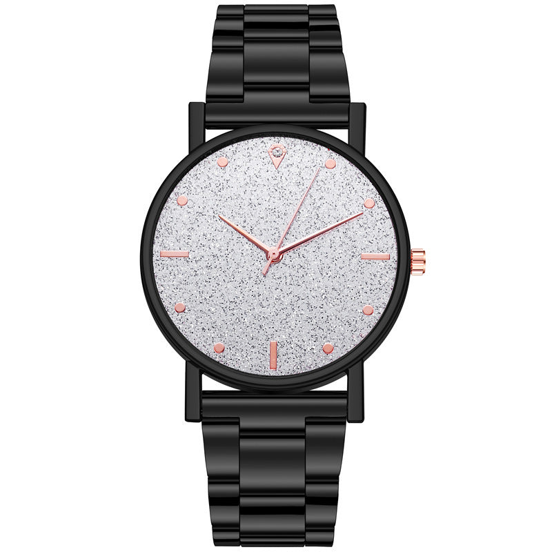 Reloj de cuarzo con cielo estrellado