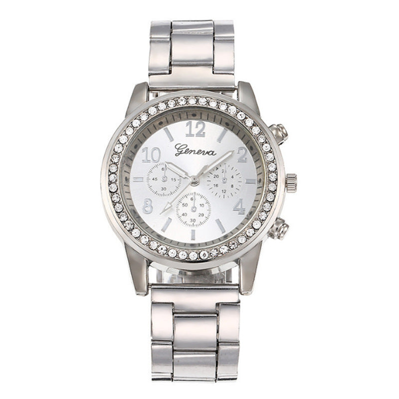 Nuevo reloj de mujer con diamantes de imitación